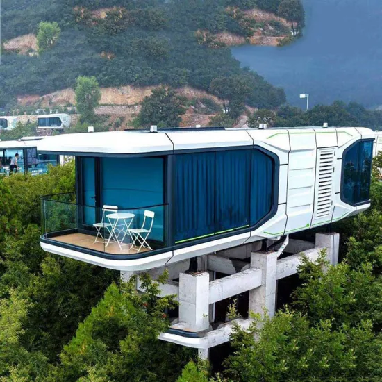 Kleines romantisches Ozean-Containerhaus, modulares Fertighaus-Hotelzimmer zu verkaufen